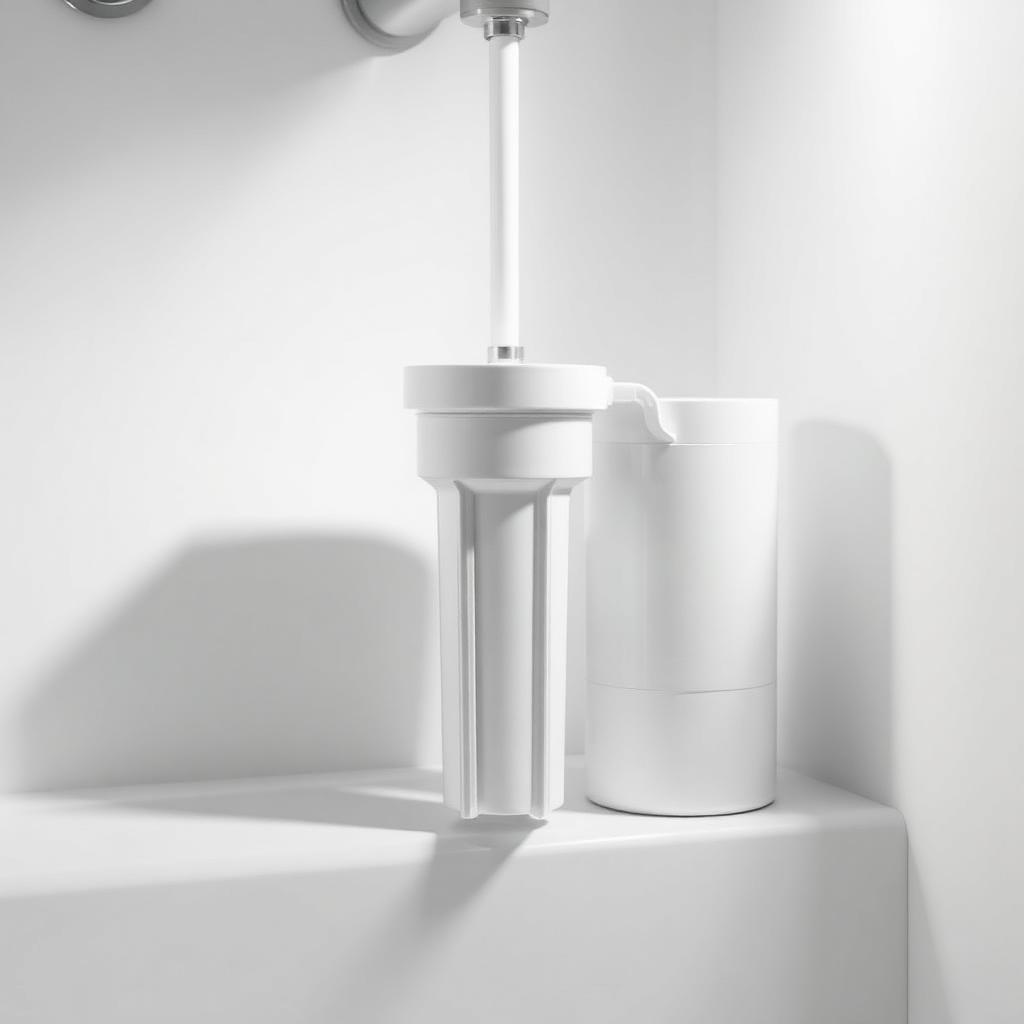Equipo de ósmosis inversa QWATER bajo encimera